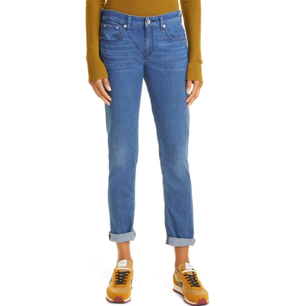 Rag & Bone Dre Low Rise Slim Boyfriend Jean